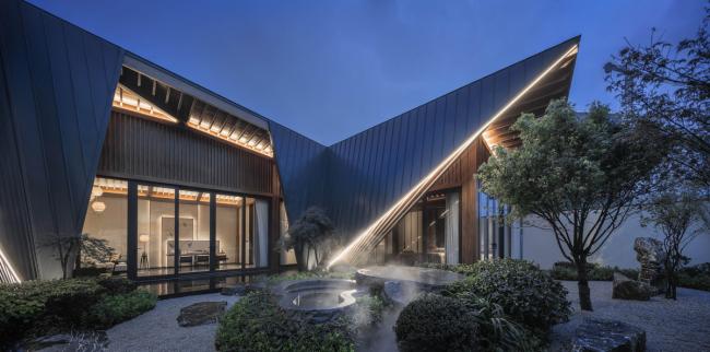 BIM建筑|侘寂之美，以无为有：福州首建国仕府温泉会馆 / 成执设计