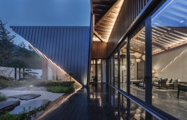 BIM建筑|侘寂之美，以无为有：福州首建国仕府温泉会馆 / 成执设计