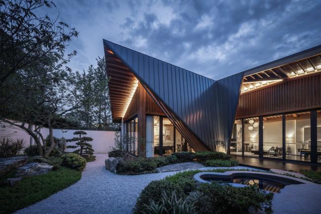 BIM建筑|侘寂之美，以无为有：福州首建国仕府温泉会馆 / 成执设计