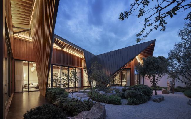 BIM建筑|侘寂之美，以无为有：福州首建国仕府温泉会馆 / 成执设计