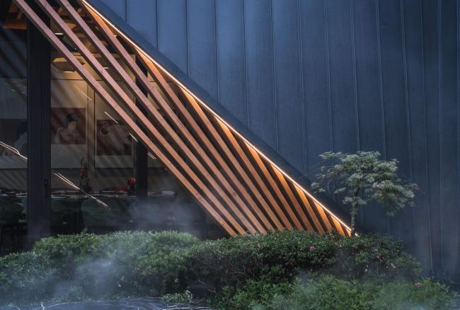 BIM建筑|侘寂之美，以无为有：福州首建国仕府温泉会馆 / 成执设计