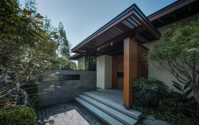 BIM建筑|侘寂之美，以无为有：福州首建国仕府温泉会馆 / 成执设计