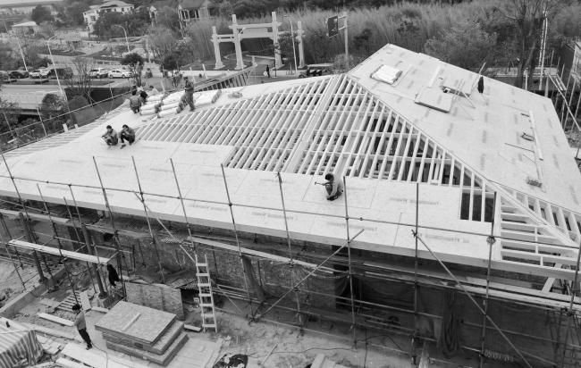 BIM建筑|侘寂之美，以无为有：福州首建国仕府温泉会馆 / 成执设计