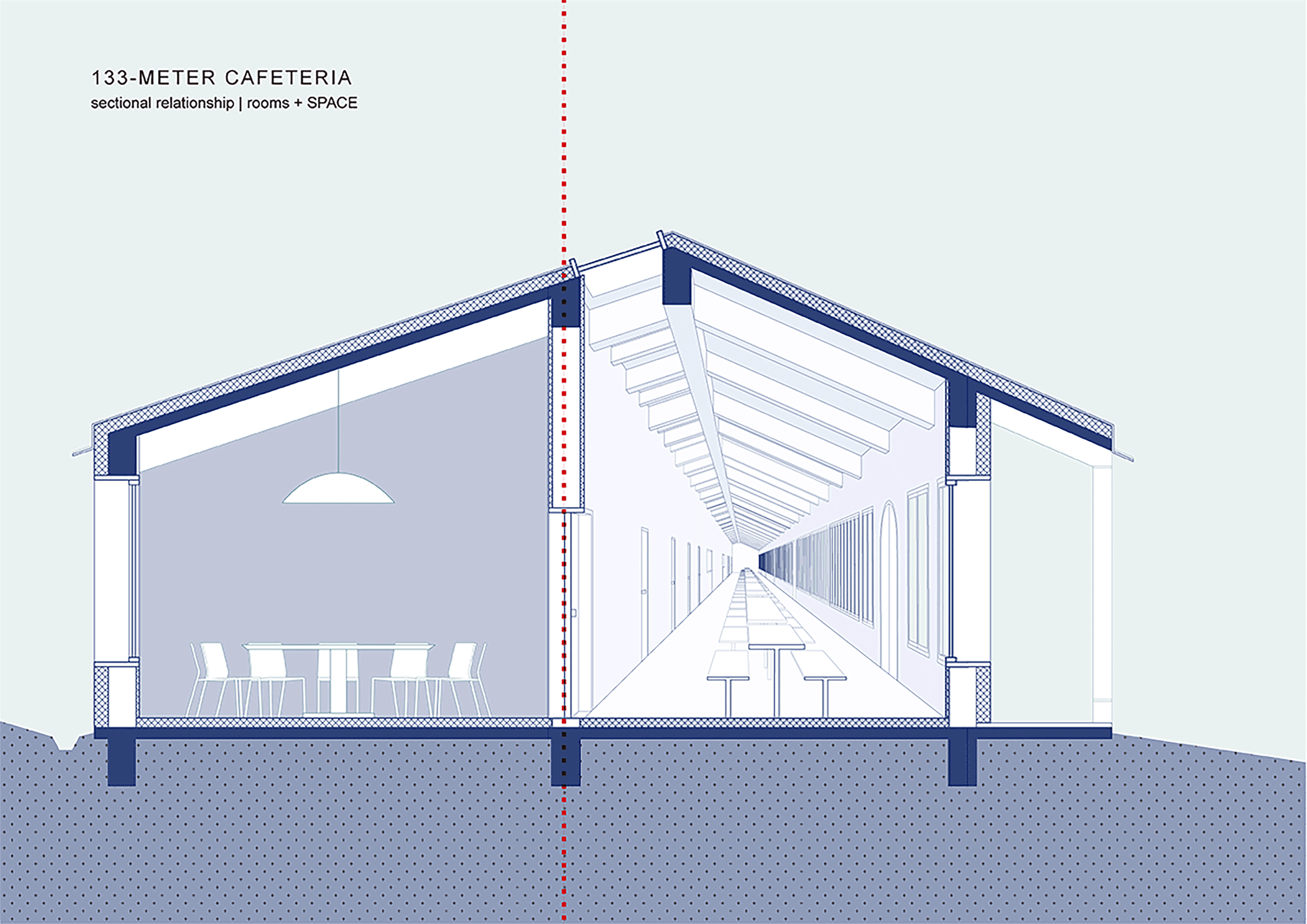 BIM建筑|秦岭山下百米食堂 / STUDIO QI