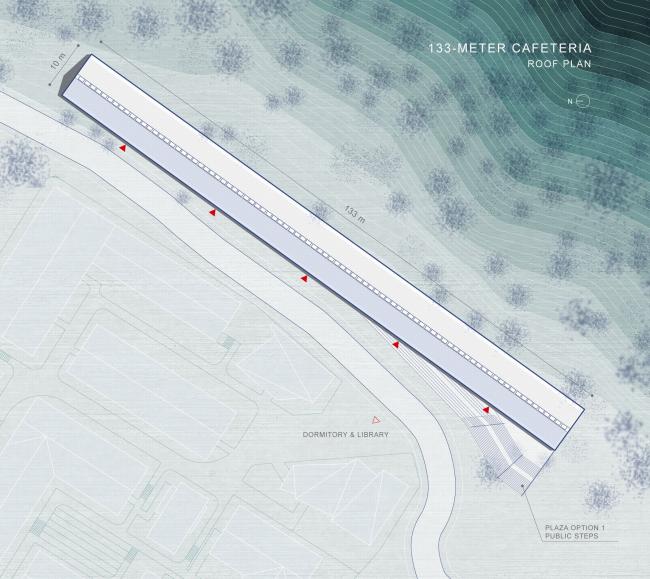 BIM建筑|秦岭山下百米食堂 / STUDIO QI