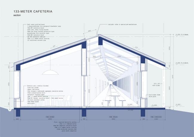 BIM建筑|秦岭山下百米食堂 / STUDIO QI