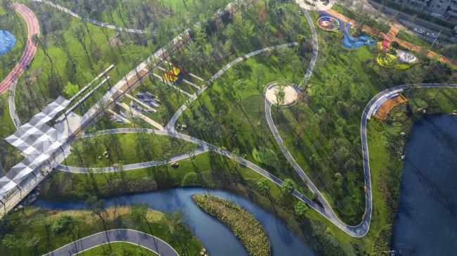 BIM建筑|沙河源公园 / 澳博景不雅