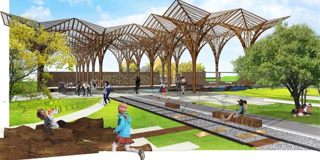 BIM建筑|沙河源公园 / 澳博景不雅