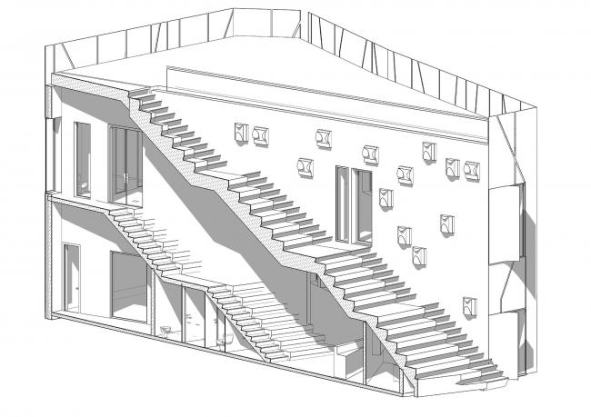 BIM建筑|保存远古感的建筑纪念碑：ARTCOR创意工坊 / Maxim Calujac