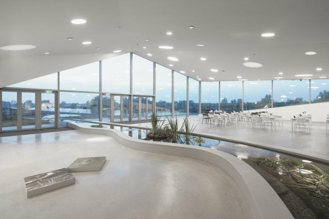 BIM建筑|湿地景不雅里的年夜地艺术雕塑：荷兰 Biesbosch 博物馆岛 / Studio Marco Vermeulen