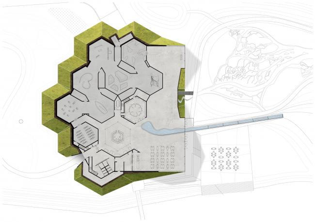 BIM建筑|湿地景不雅里的年夜地艺术雕塑：荷兰 Biesbosch 博物馆岛 / Studio Marco Vermeulen