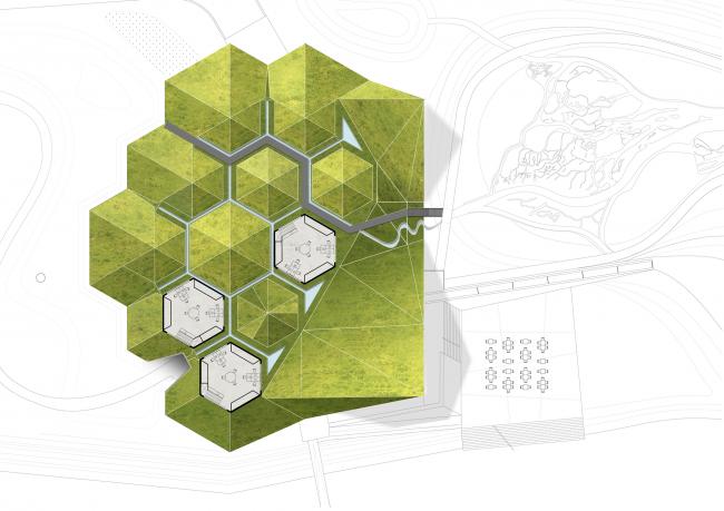 BIM建筑|湿地景不雅里的年夜地艺术雕塑：荷兰 Biesbosch 博物馆岛 / Studio Marco Vermeulen