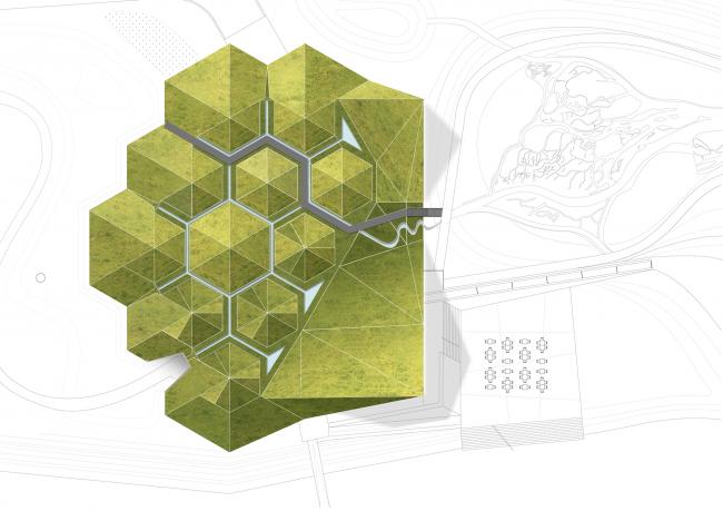 BIM建筑|湿地景不雅里的年夜地艺术雕塑：荷兰 Biesbosch 博物馆岛 / Studio Marco Vermeulen