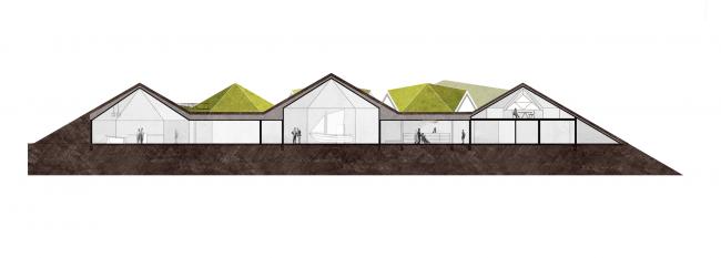 BIM建筑|湿地景不雅里的年夜地艺术雕塑：荷兰 Biesbosch 博物馆岛 / Studio Marco Vermeulen