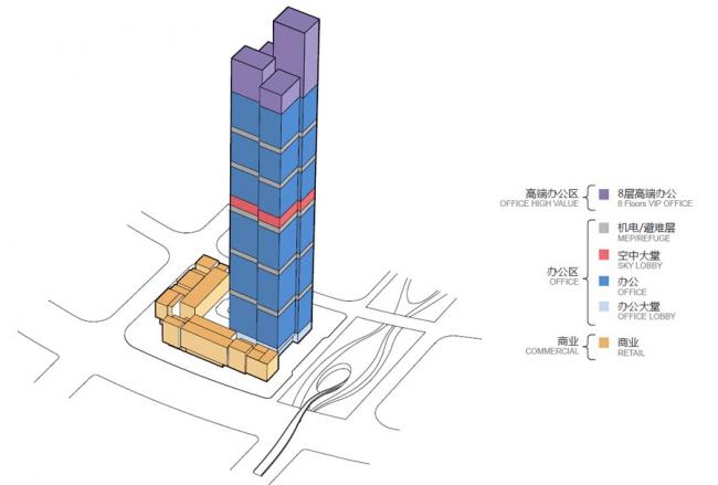 BIM建筑|长沙323米新地标，梅溪湖畔奇峰巍峨的山川洲城 / Aedas