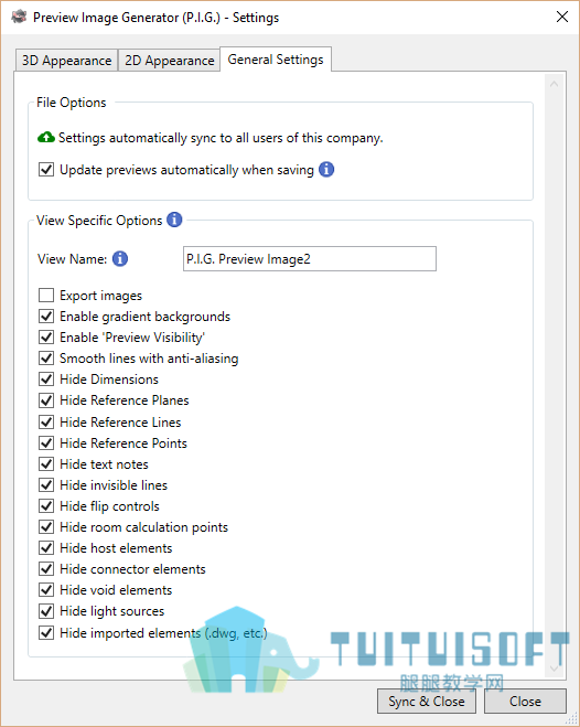 BIM插件|Preview_Image_Generator创建清晰的预览图像插件下载