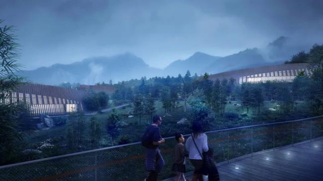 BIM建筑|成都大熊猫国际研究与繁育中心熊猫馆方案 / EID建筑事务所