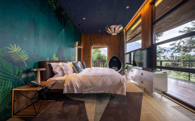 BIM建筑|仿佛丛林里的探险奇遇：安徽齐云山自由家树屋“飞碟” / 境澜建筑