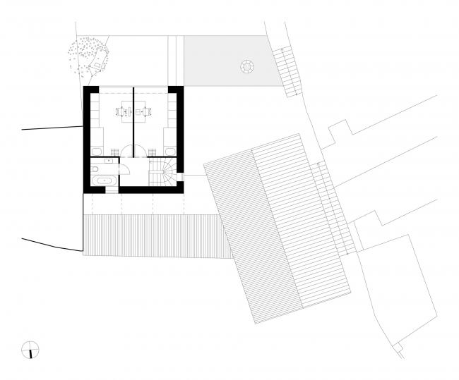 BIM建筑|富于童趣的白色小房子：布拉格度假屋 / Atelier 111 Architekti