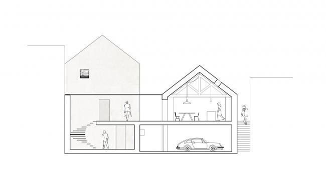 BIM建筑|富于童趣的白色小房子：布拉格度假屋 / Atelier 111 Architekti