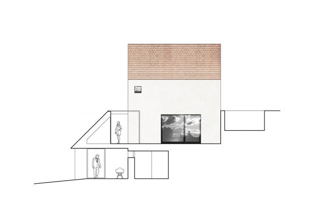 BIM建筑|富于童趣的白色小房子：布拉格度假屋 / Atelier 111 Architekti