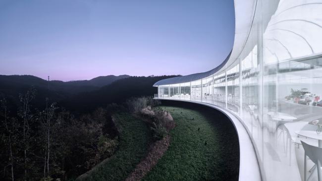 BIM建筑|悬浮的“云朵”：泰山九女峰书房 / gad · line+ studio