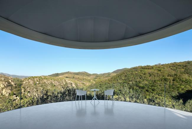 BIM建筑|悬浮的“云朵”：泰山九女峰书房 / gad · line+ studio