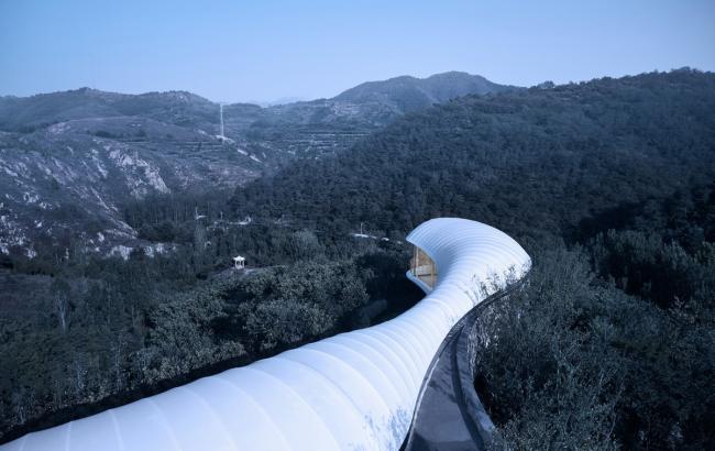 BIM建筑|悬浮的“云朵”：泰山九女峰书房 / gad · line+ studio