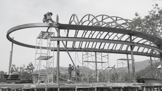 BIM建筑|悬浮的“云朵”：泰山九女峰书房 / gad · line+ studio