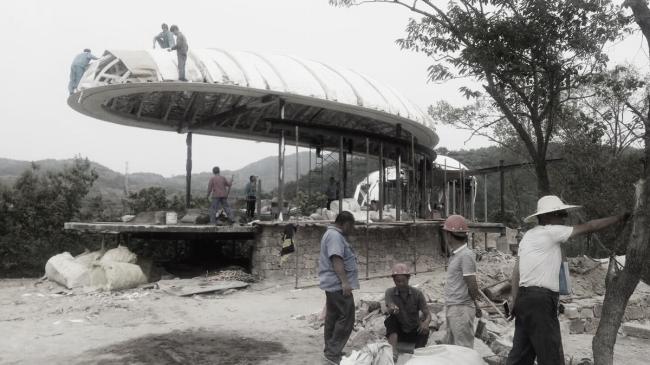 BIM建筑|悬浮的“云朵”：泰山九女峰书房 / gad · line+ studio