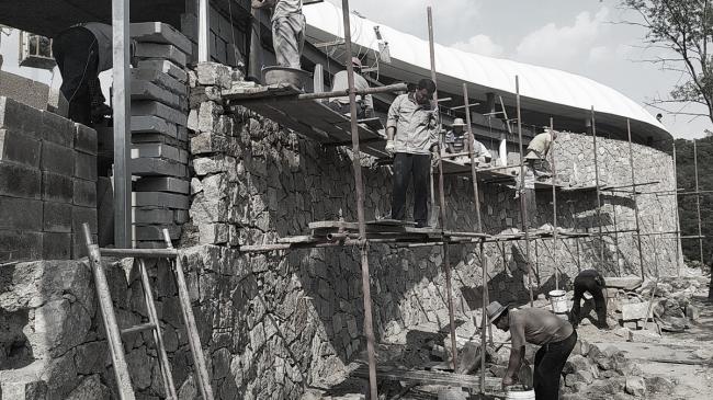 BIM建筑|悬浮的“云朵”：泰山九女峰书房 / gad · line+ studio