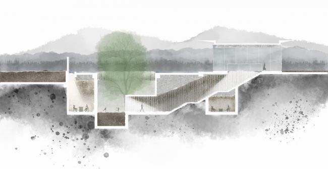 BIM建筑|湖泊下阅读，树影行过的时间 / 水相设计