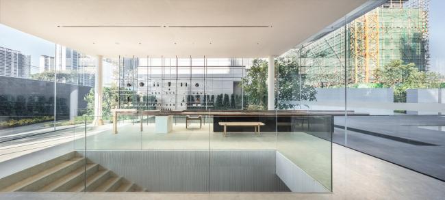 BIM建筑|湖泊下阅读，树影行过的时间 / 水相设计