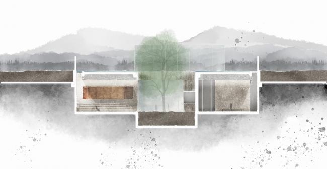 BIM建筑|湖泊下阅读，树影行过的时间 / 水相设计