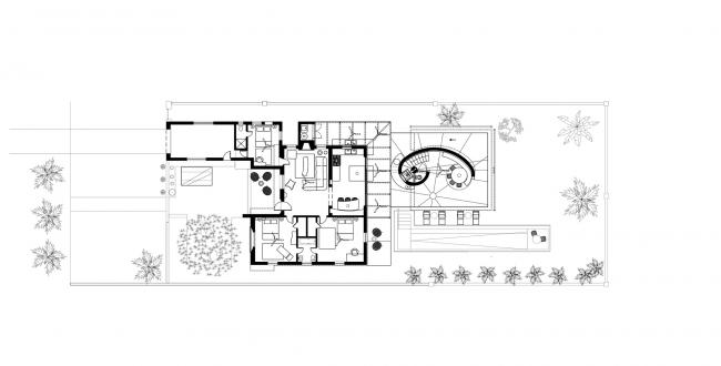 BIM建筑|几何写意的混凝土雕塑：太阳轨迹住宅 / Christian Wassmann