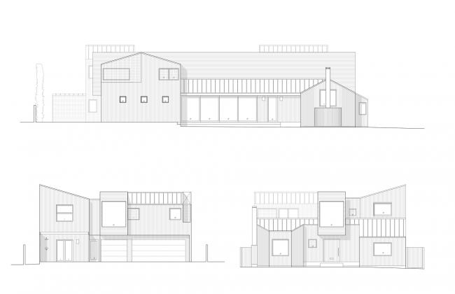BIM建筑|跳脱的不规则几何形状：洛杉矶海滩避暑住宅 / Blue Truck Studio