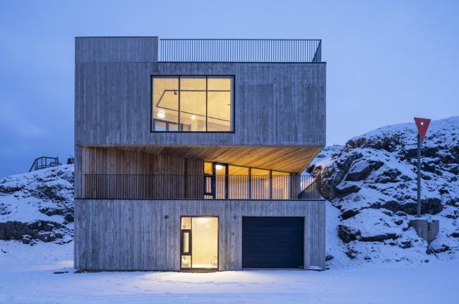 BIM建筑|守护峡湾的巨石：冰岛东博尔加峡湾游客中心 / Andersen & Sigurdsson Architects