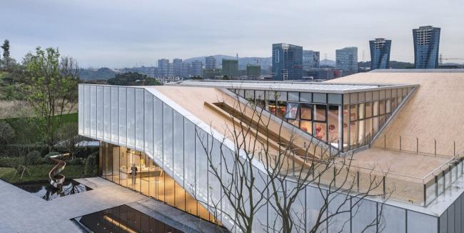 BIM建筑|曲折绵延，轻盈流动：重庆悦来社区中心 / NAN Architects