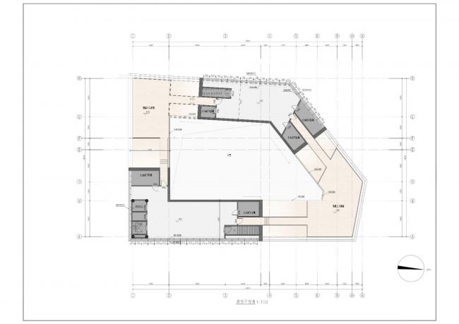 BIM建筑|曲折绵延，轻盈流动：重庆悦来社区中心 / NAN Architects