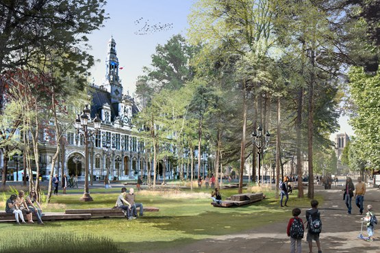 BIM建筑|巴黎计划在建筑地标周围种植“城市森林”