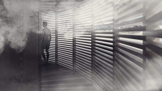 BIM建筑|JKMM为“火人节”建造芬兰桑拿房