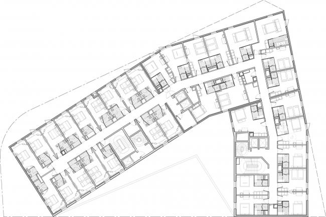 BIM建筑|如纯白蕾丝裙般优雅圣洁：蒙特皮埃酒店综合体 / Manuelle Gautrand Architecture