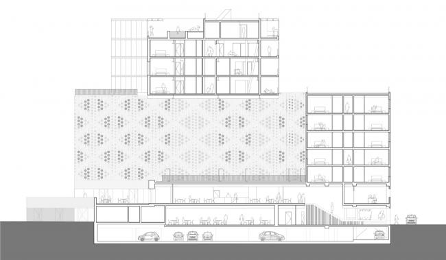 BIM建筑|如纯白蕾丝裙般优雅圣洁：蒙特皮埃酒店综合体 / Manuelle Gautrand Architecture