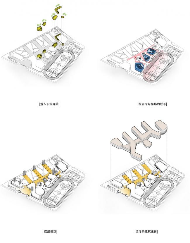 BIM建筑|漂浮的立体校园——浙江大学教育学院附属中学 / 浙江大学建筑设计研究院有限公司