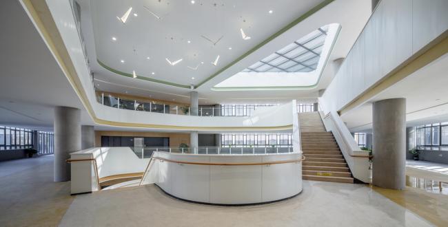 BIM建筑|漂浮的立体校园——浙江大学教育学院附属中学 / 浙江大学建筑设计研究院有限公司