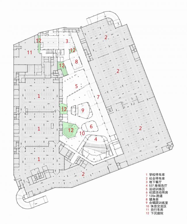 BIM建筑|漂浮的立体校园——浙江大学教育学院附属中学 / 浙江大学建筑设计研究院有限公司