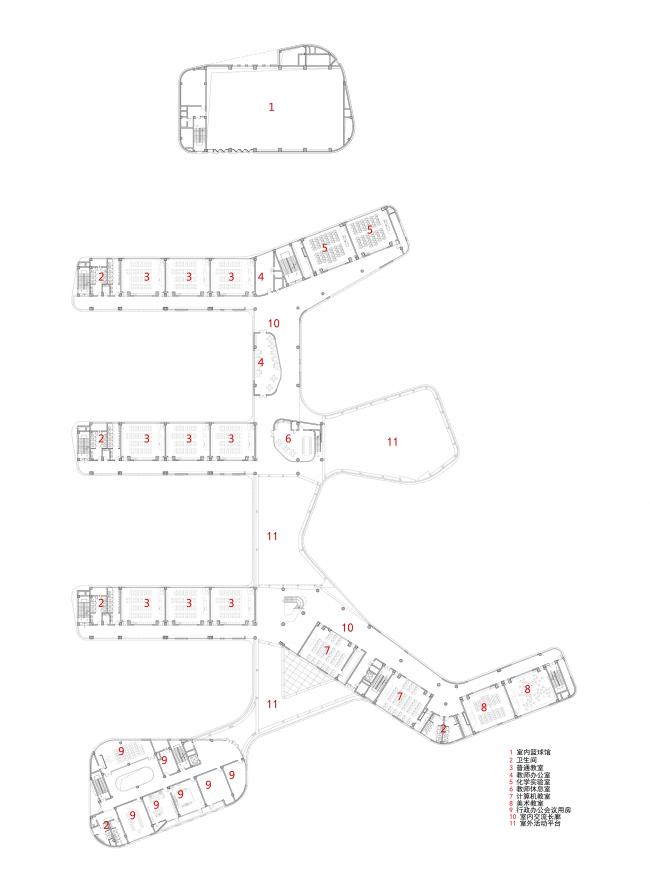 BIM建筑|漂浮的立体校园——浙江大学教育学院附属中学 / 浙江大学建筑设计研究院有限公司