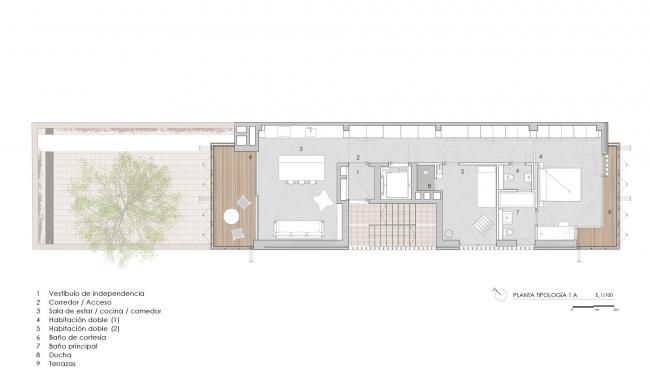 BIM建筑|光影流转间带来温暖质感——西班牙四友公寓