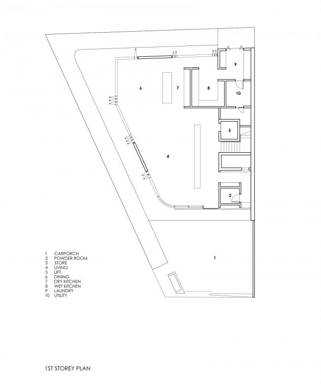 BIM建筑|热带中的现代之家：“竹帘”住宅