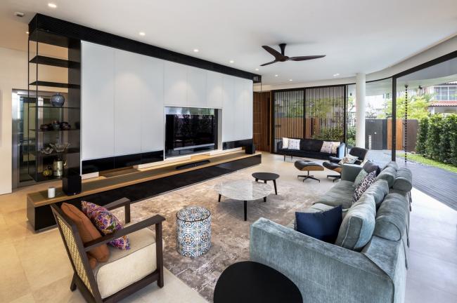 BIM建筑|热带中的现代之家：“竹帘”住宅